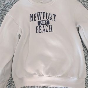 Coastal White Sweatshirt